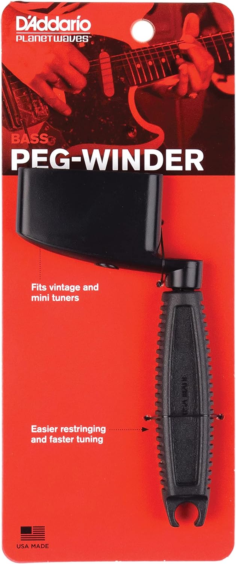 Planet Waves Ergonomic Bass Guitar Peg Winder image number 1