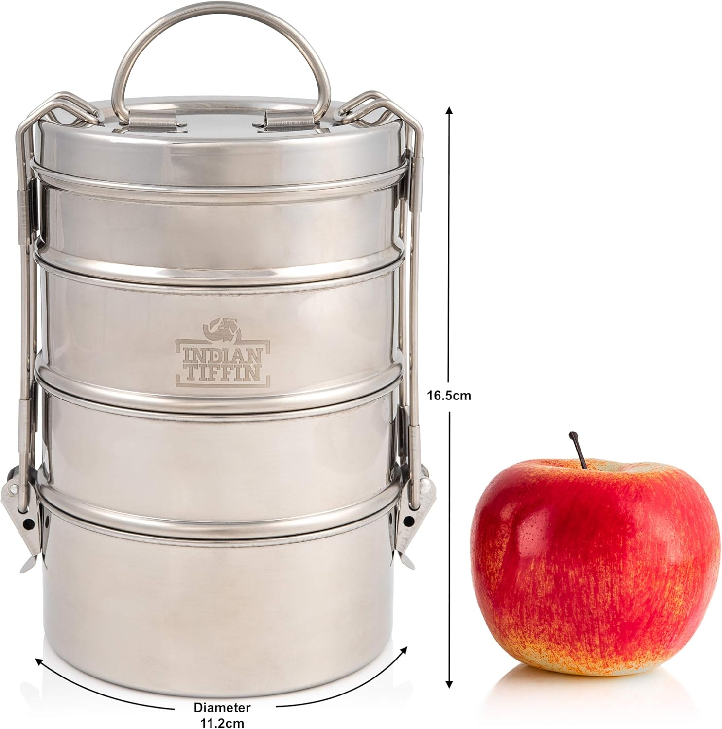 Indian-Tiffin 4 Tier Tiffin Box image number 3