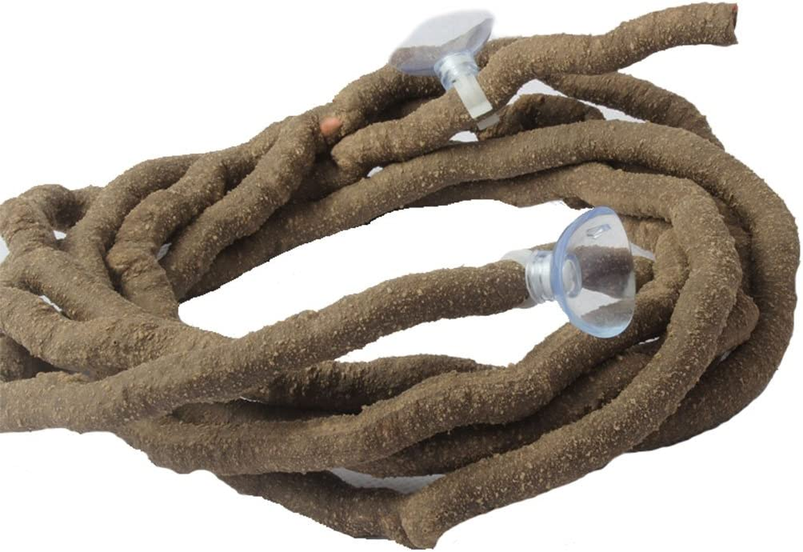 Emours Small Animal Bend-A-Branch Jungle Vine Pet Habitat Decor with Sunction Cups image number 2