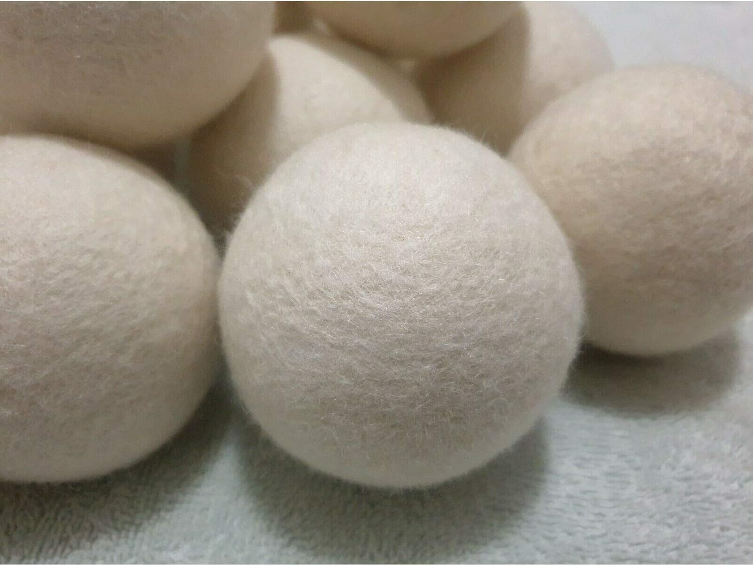 100% Natural Wool Dryer Balls Hand Made Engergy Saving 1000 Loads XL 7.5Cm 3 Balls image number 4