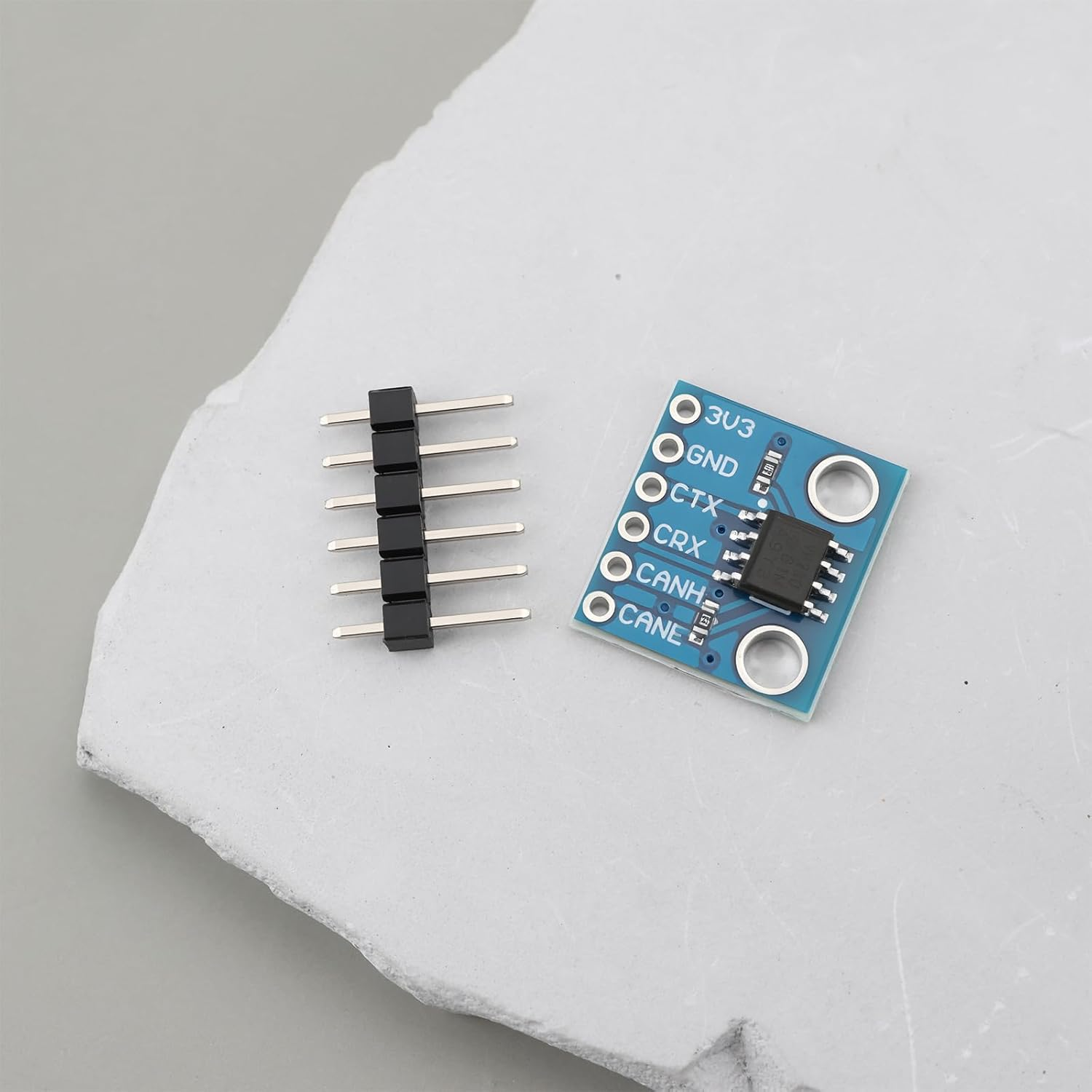 Ecsing 2Pcs SN65HVD230 Breakout Board CAN Bus Modul Compatible with A-Rduino Controller Board, 3.3V image number 6
