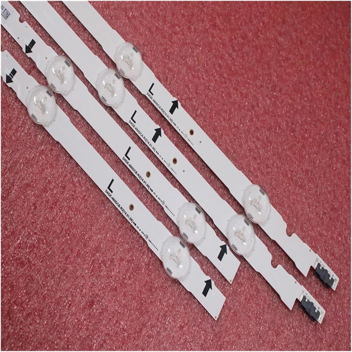 12 Pcs/Set LED Backlight Strip for LED TV UE48H6400 UE48H6200AK BN96-30453A BN96-30454A D4GE-480DCA-R3 D4GE-480DCB-R3 image number 4