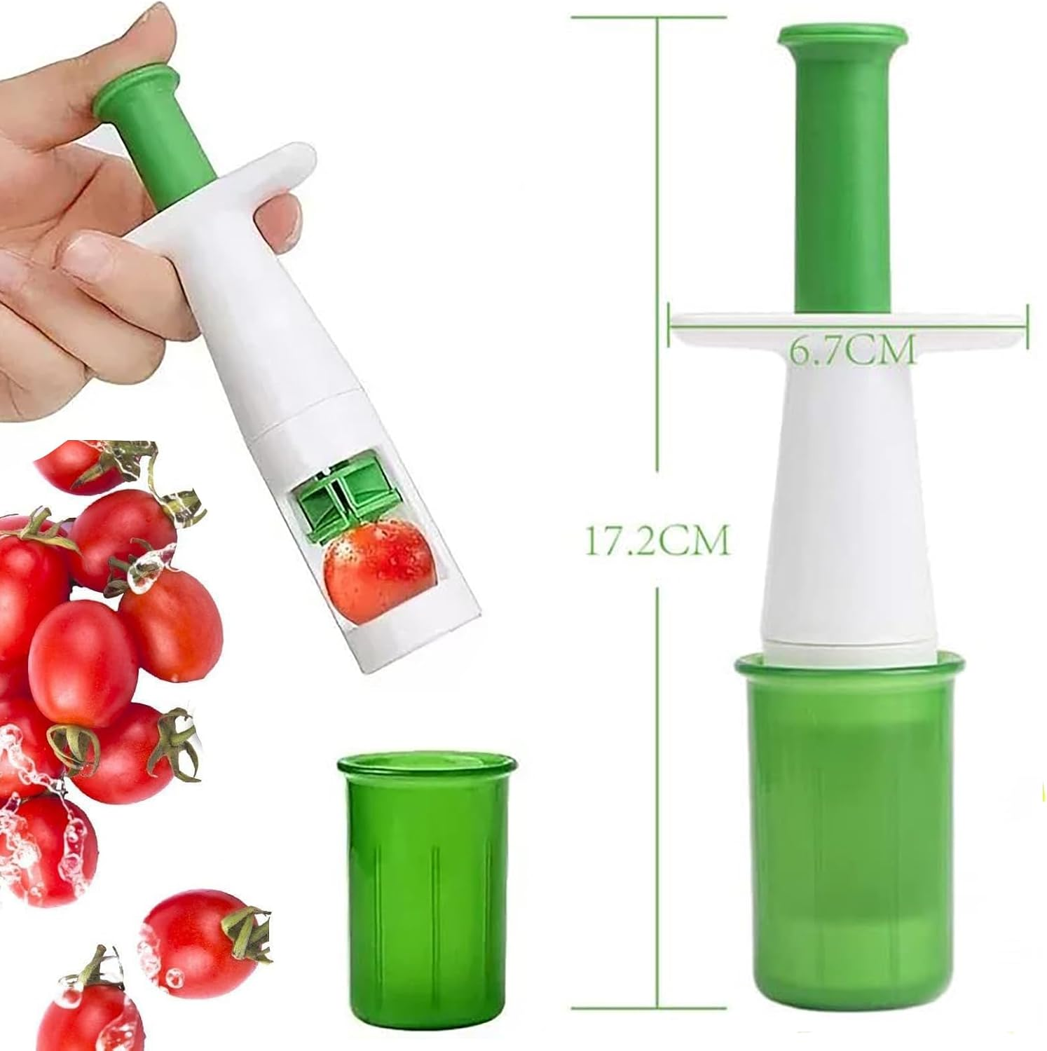 Grape Cutter Slicer Tomato Slicer - Kitchen Gadget Tool Auxiliary Baby Kitchen Food Vegetable Fruit image number 1