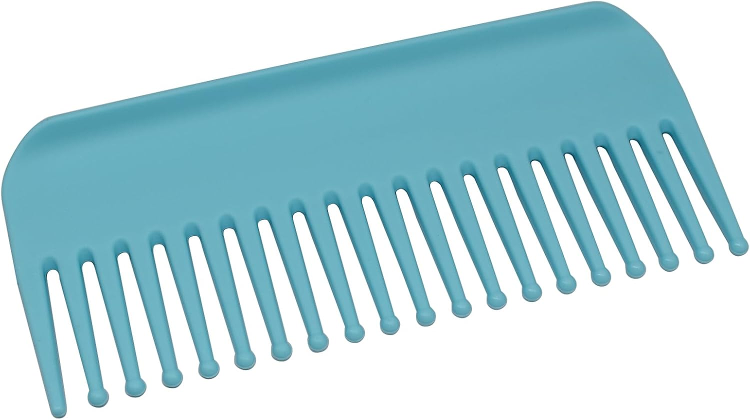 Professional Detangling Wet Comb, Standable Wide Tooth Hair Styling Comb for Men Women Pompadour Long Straight Curly Wavy No Handle Shampoo Comb for Travel, Gymbag, Purse, Home, Office (Trans-White)
