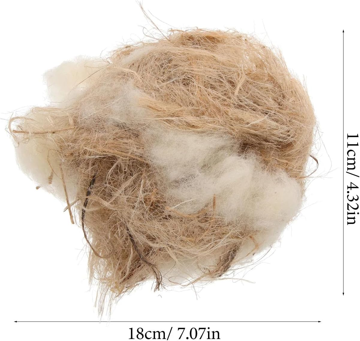 Natural Mixing Bird Nesting Materials for Bird,Bird Nesting Material for Budgie,Parrot,Finche,Canaries,Other Birds 40G/1.4Oz image number 1