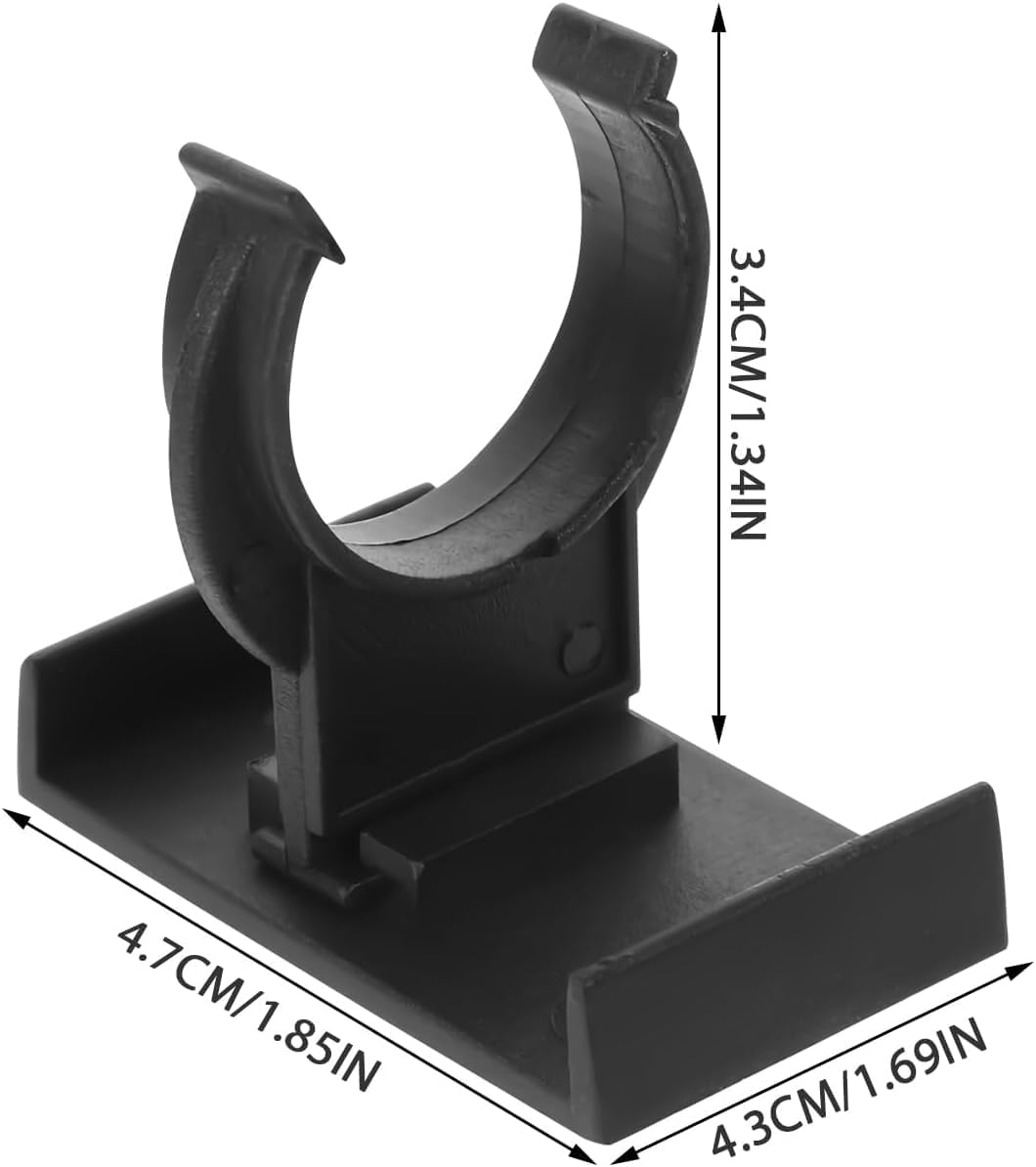 Liyquint 20Pcs Kitchen Kick Board Plinth Clips Cabinets, Foot Plinth Clips, Securely Install Your Cabinets with These Durable Clips (Black)