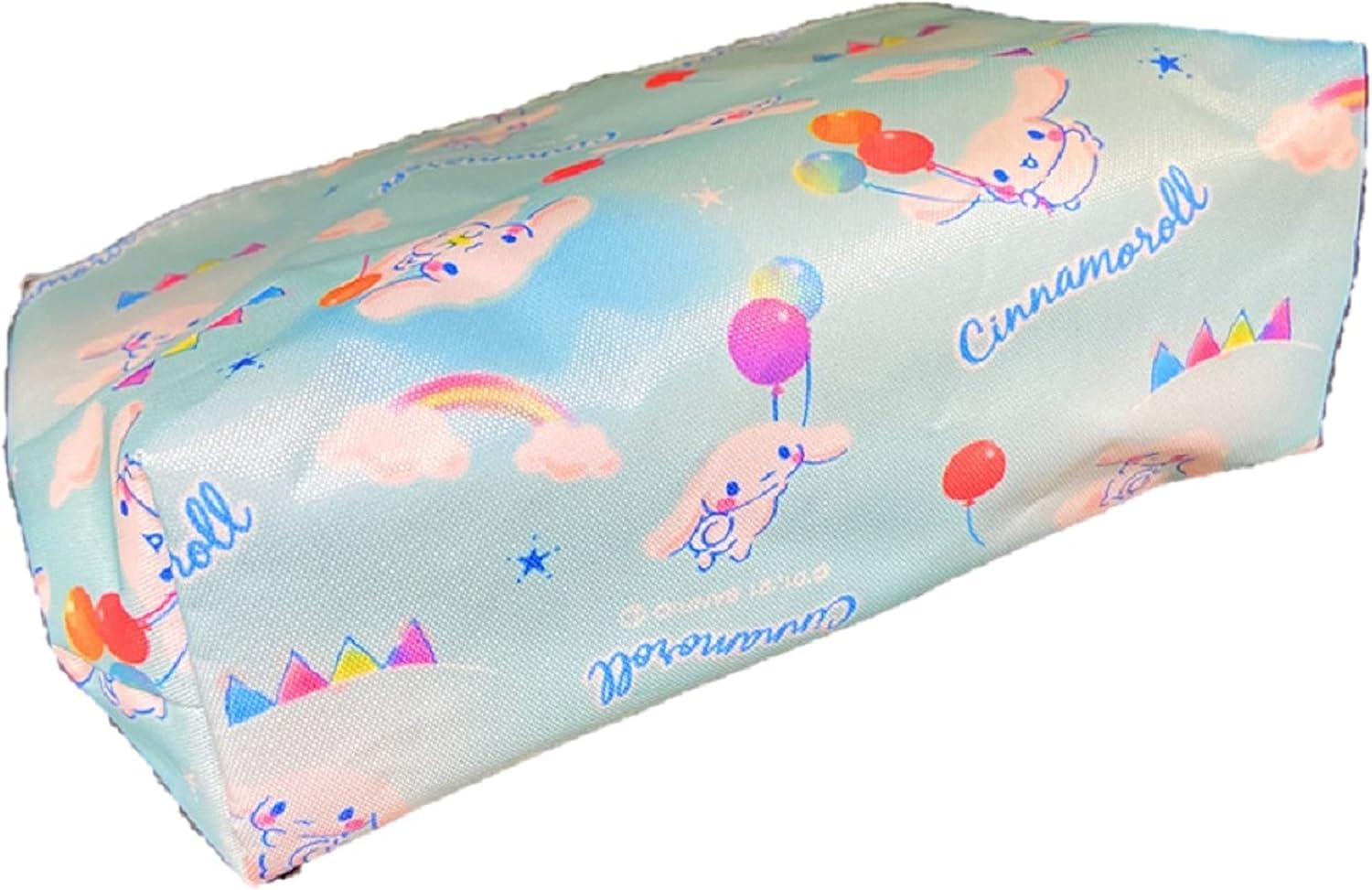 Sanrio Cinnamoroll Boat Type Cosmetics Pouch Bag (Sky), Sky Blue