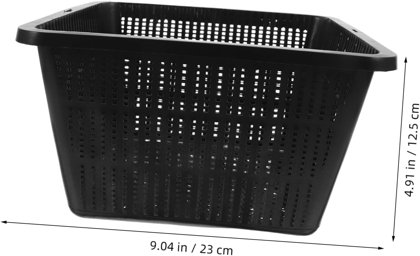IWOWHERO 2 Pack Hydroponic Plant Baskets Net Pots for Gardening Plastic Planters for Aquatic Pond Flowers