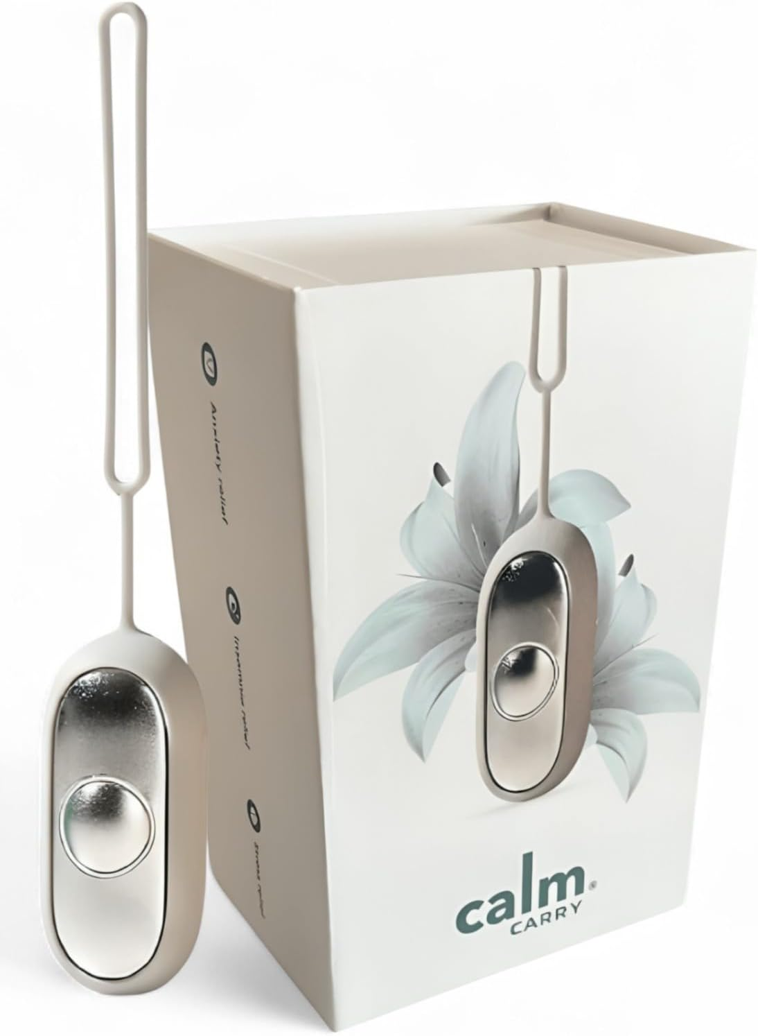 Glowco Calmcarry Sleep Aid Device &ndash; Handheld Microcurrent Relaxation Tool, Supports Calm, Focus & Gentle Relief, USB Rechargeable, Portable Wellness Device for Adults & Kids | Teal Calm Carry