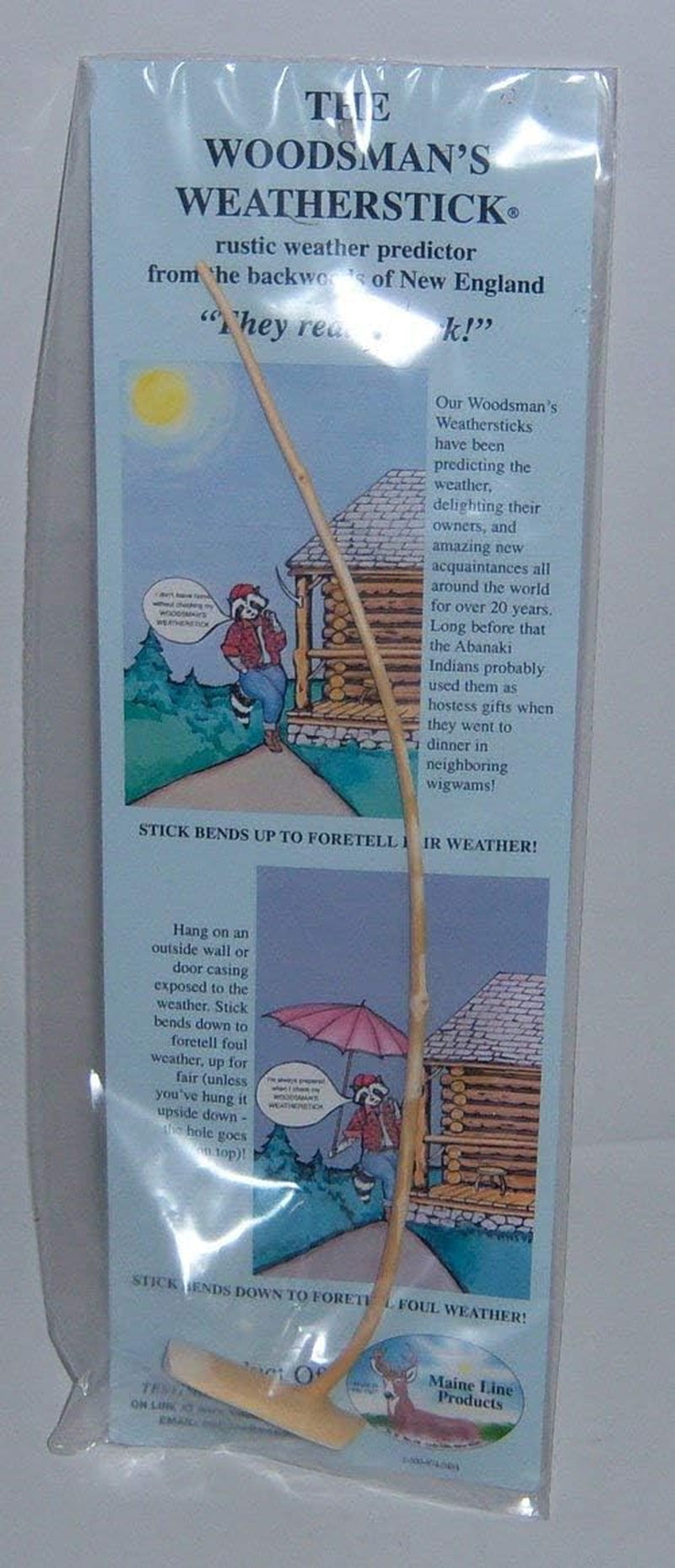 Woodsman Weatherstick Predictor Poly Bag