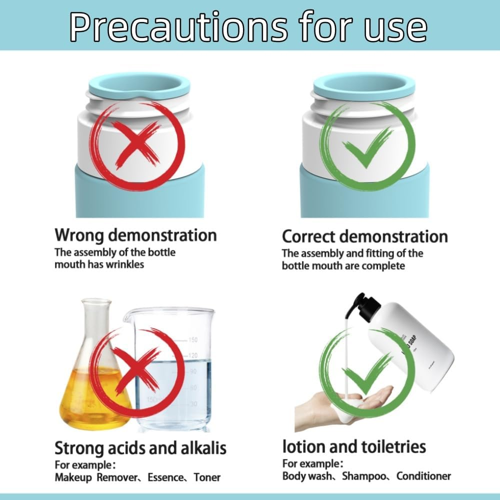 DACUAN Travel Bottles Set, 17 Pack Silicone Travel Containers, Multifunctional Travel Size Toiletries, Portable Travel Essentials for Toiletries Conditioner Shampoo Lotion and Body Wash (Kits B) - Kits A image number 3