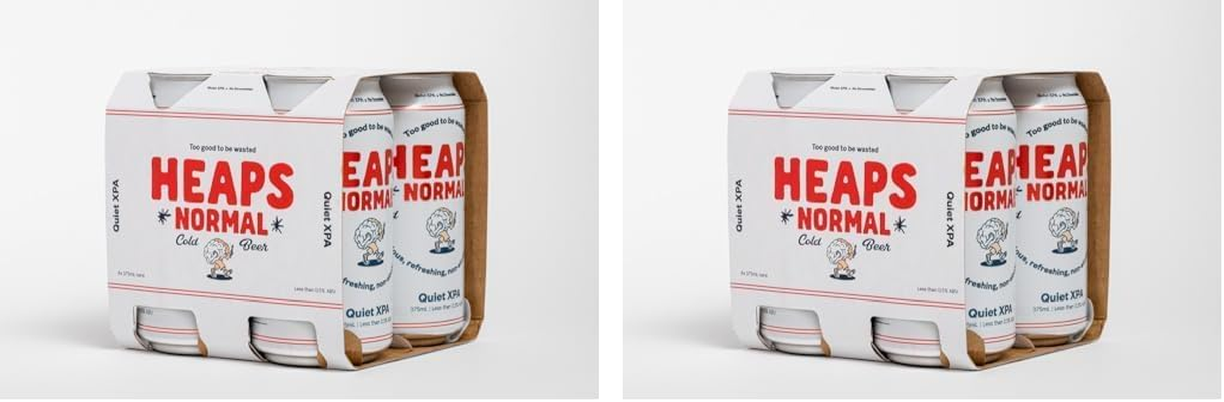 Heaps Normal Quiet XPA Non-Alcoholic Beer 375 Ml (Pack of 8)