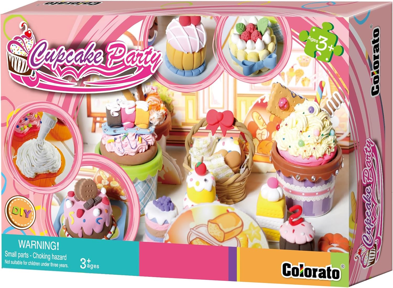 DIY Super Clay Play Set, Kids Colored Charms Mirror Comb Bracelet Accessories Inspired Jewelry Toys Making Kit Set Gifts Pack, for Christmas Birthday Family Night (Glow in the Dark Mermaid) image number 2