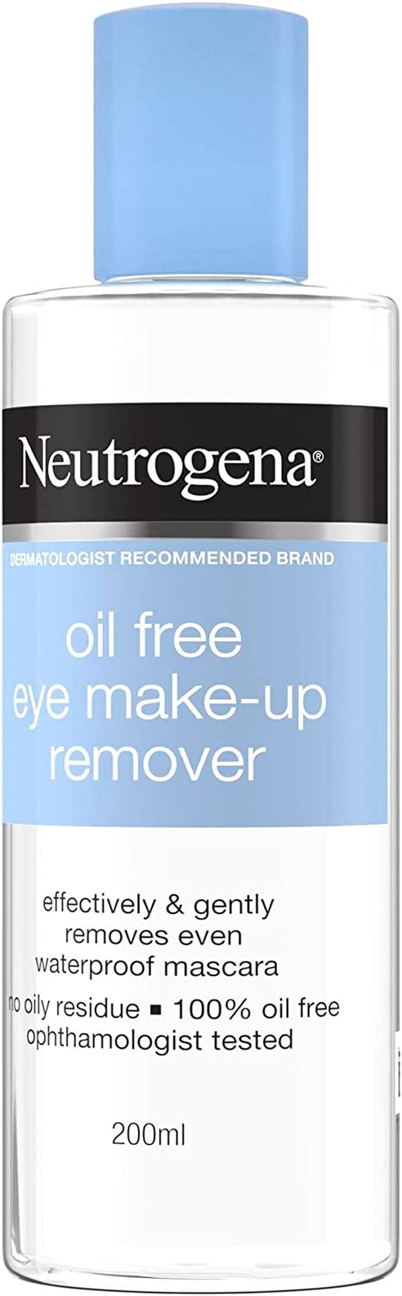 Neutrogena Oil-Free Eye Make-Up Remover 200 Ml, Removes Waterproof Eye Make Up, No Oily Residue image number 2