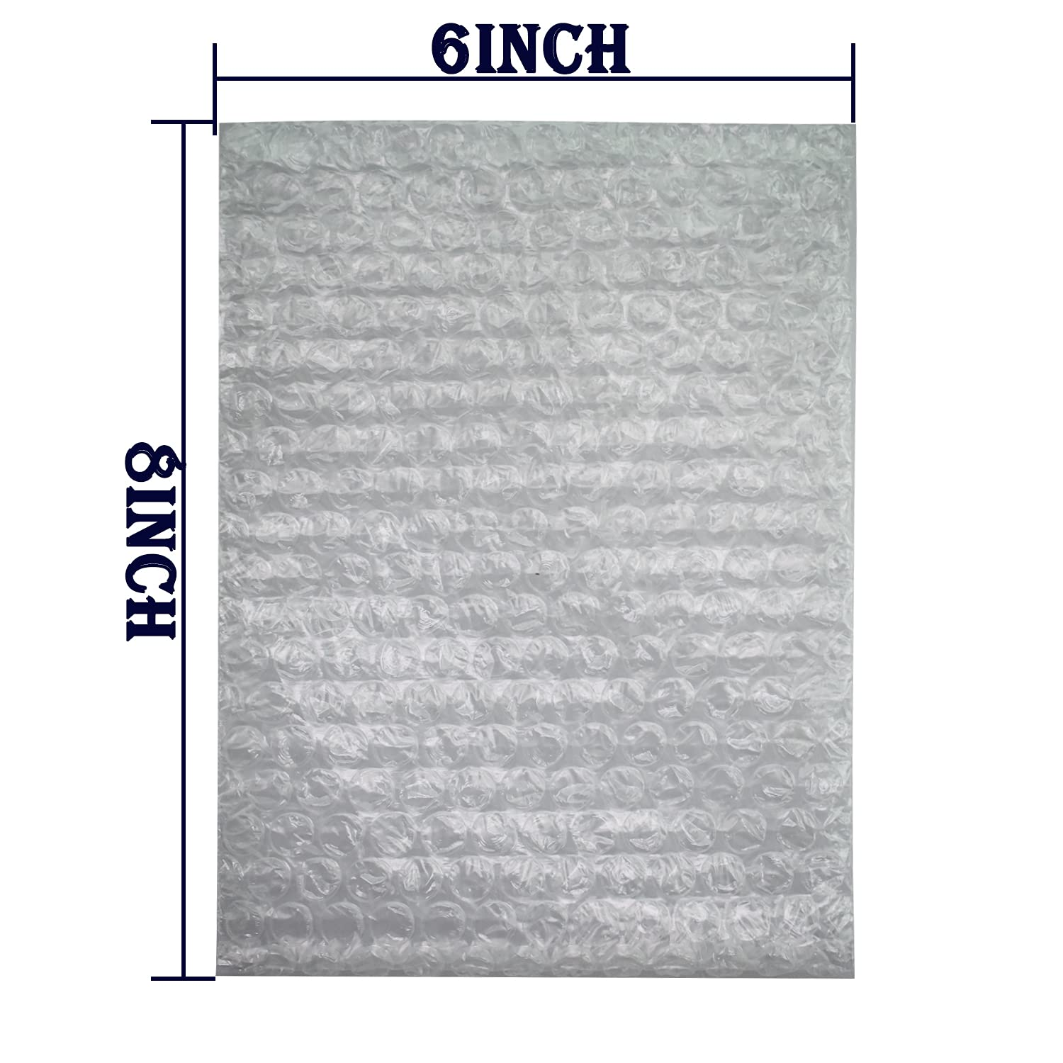 200PCS Bubble Out Bags&Pouches, 6&rdquo;X8&rdquo; Bubble Pouch Bags, Double Walled Clear Bubble Cushioning Wrap Bags for Moving Shipping Storage and Packing Supplies for Dishes Glasses Plates image number 2