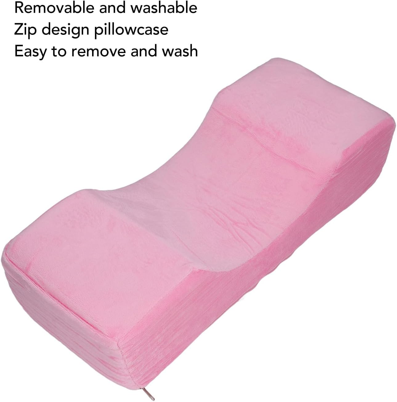 OEBUAFI Breathable Eyelash Extension Pillow, Memory Foam Pillow, Multifunctional Pocket, Provides Neck Support, Convection Air Holes Design, Applicable for Eyelash Extensions, Memory Foam image number 6