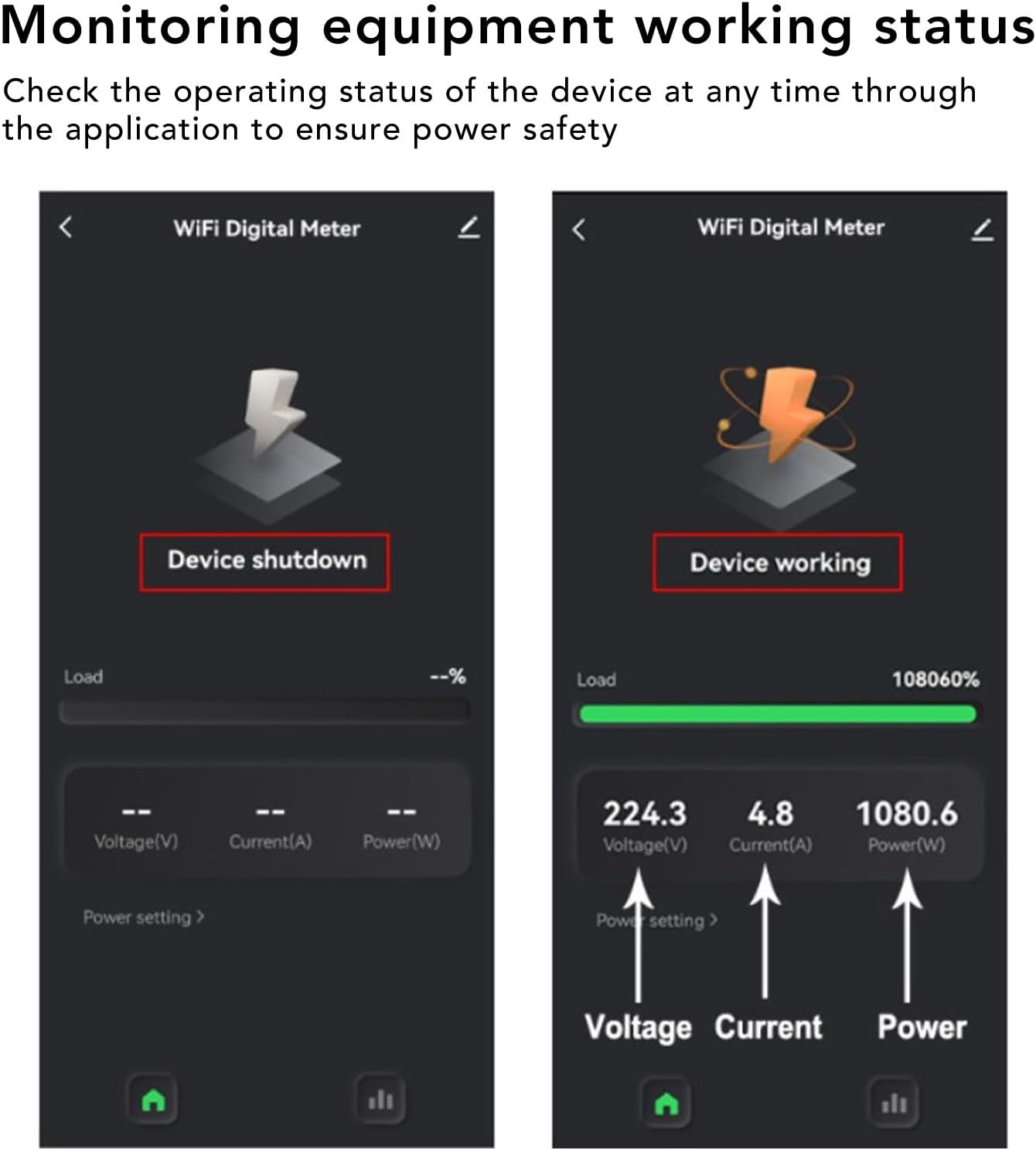 Wifi Smart Energy Monitor Single Phase Clamp Electricity Meter with 2 200ACT Current Transformer Energy Monitoring Mobile APP Control 90‑250VAC image number 6