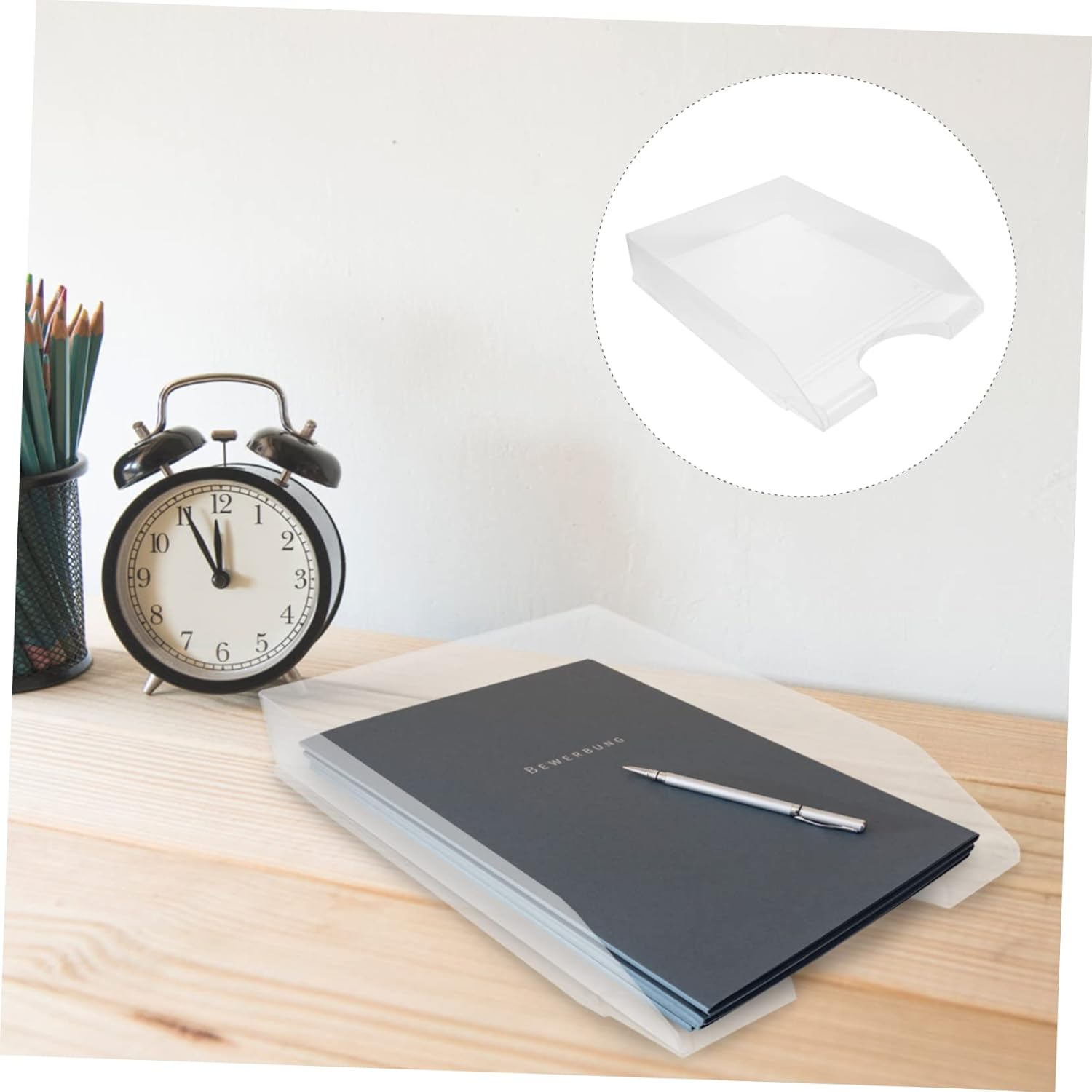 KAILIKETIY Document File Storage Rack Desk Organizers Office Organizer File Holder image number 2