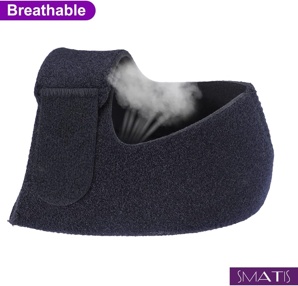 SMATIS Heel Protectors for Plantar Fasciitis, 2PCS Updated Heel Cups for Heel Pain, Heel Cushion for Achilles Tendonitis Bone Spur Aching Feet Relieve Heel Pain(Size: Women 6-11 + Men 6-10) image number 6