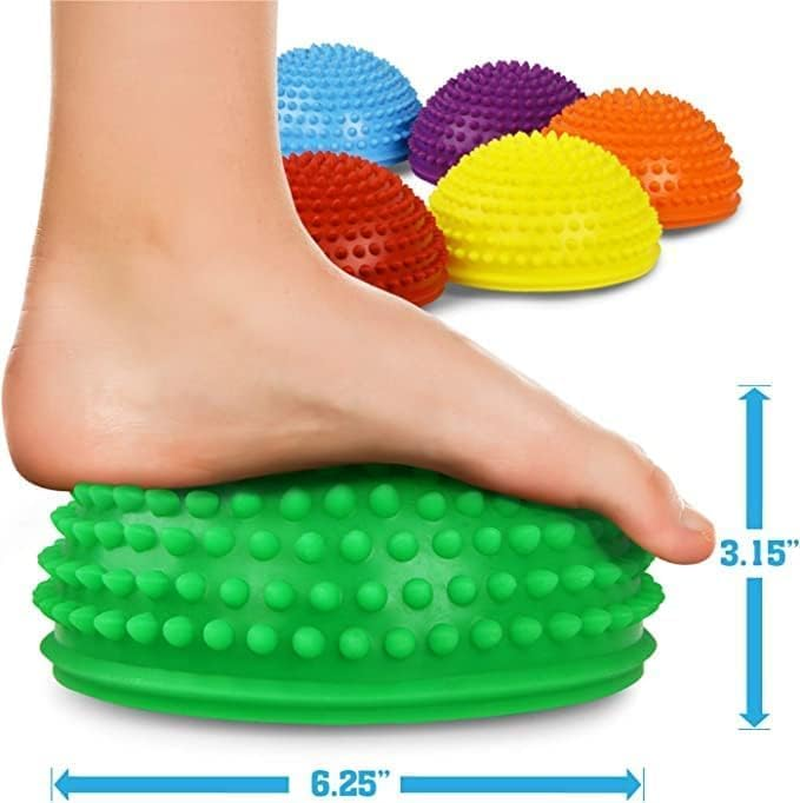 Yes4All 3 Shapes Hedgehog Balance Pods and Balance Disc, Rocky Balance, Stability, Core Strength, Coordination for Adults, Obstacle Course for Dogs image number 4