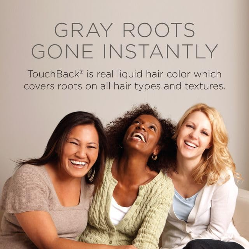 Touchback PRO Gray Root Touch up Marker Applicator - Real Hair Color (Medium Brown) image number 7