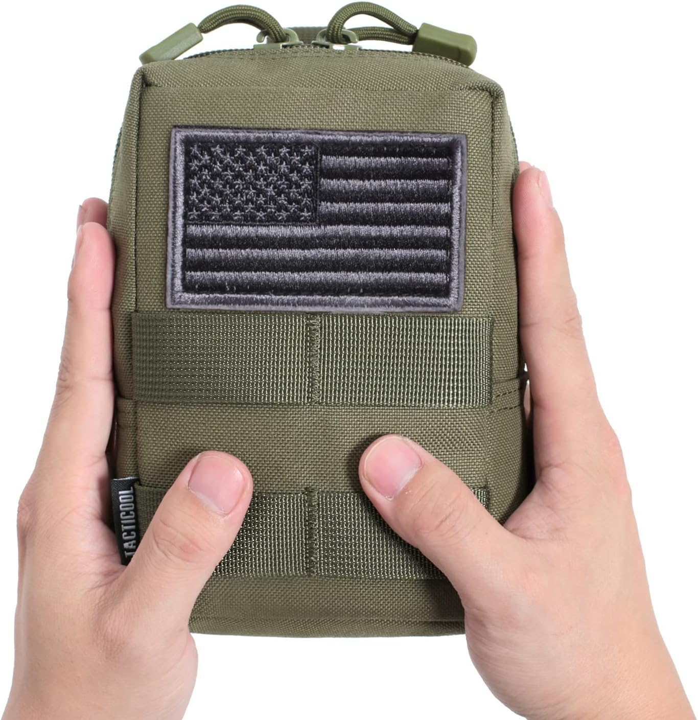 2 Pack Molle Pouches - Tactical Compact Water-Resistant EDC Pouch image number 6