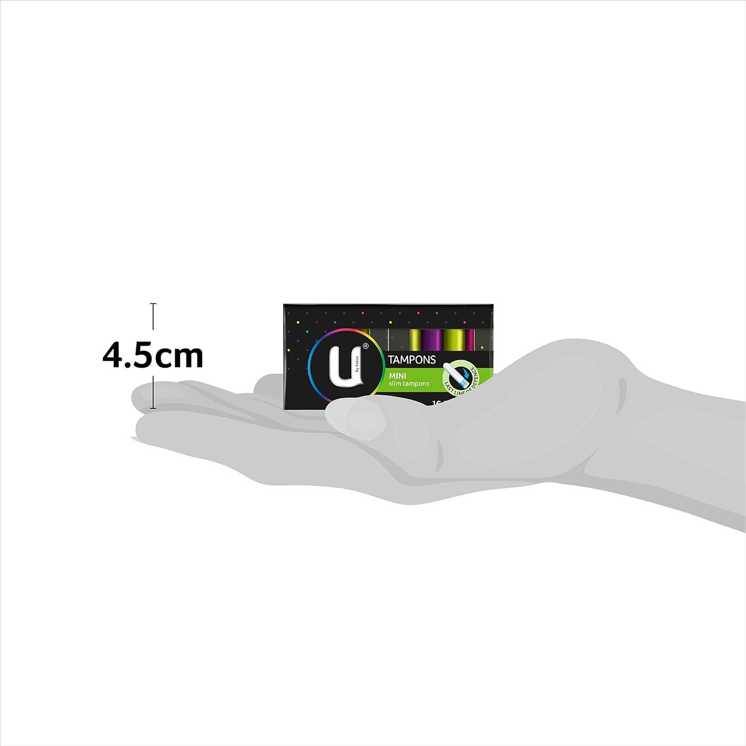 U by Kotex Tampons, Mini 16 Pack