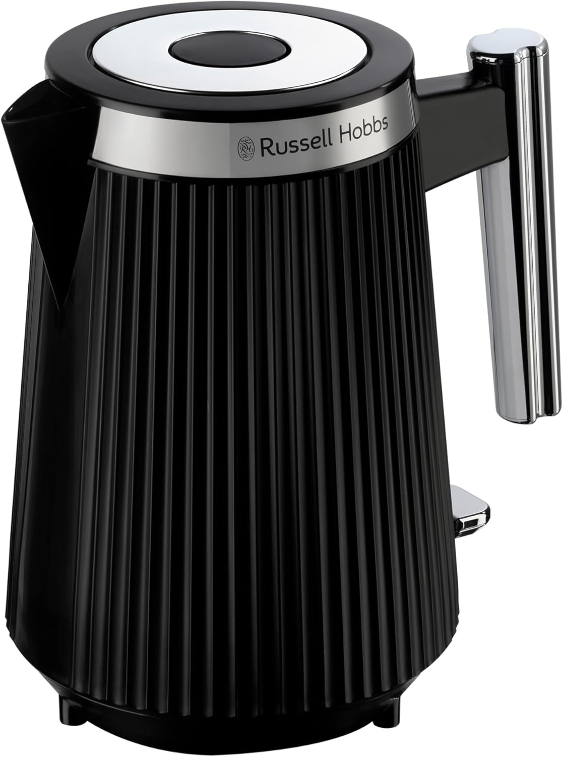 Russell Hobbs Bronte Kettle, RHK2675BLK, Distinctive Design, Internal Illumination, Perfect Pour, Push-To-Open Lid, Black