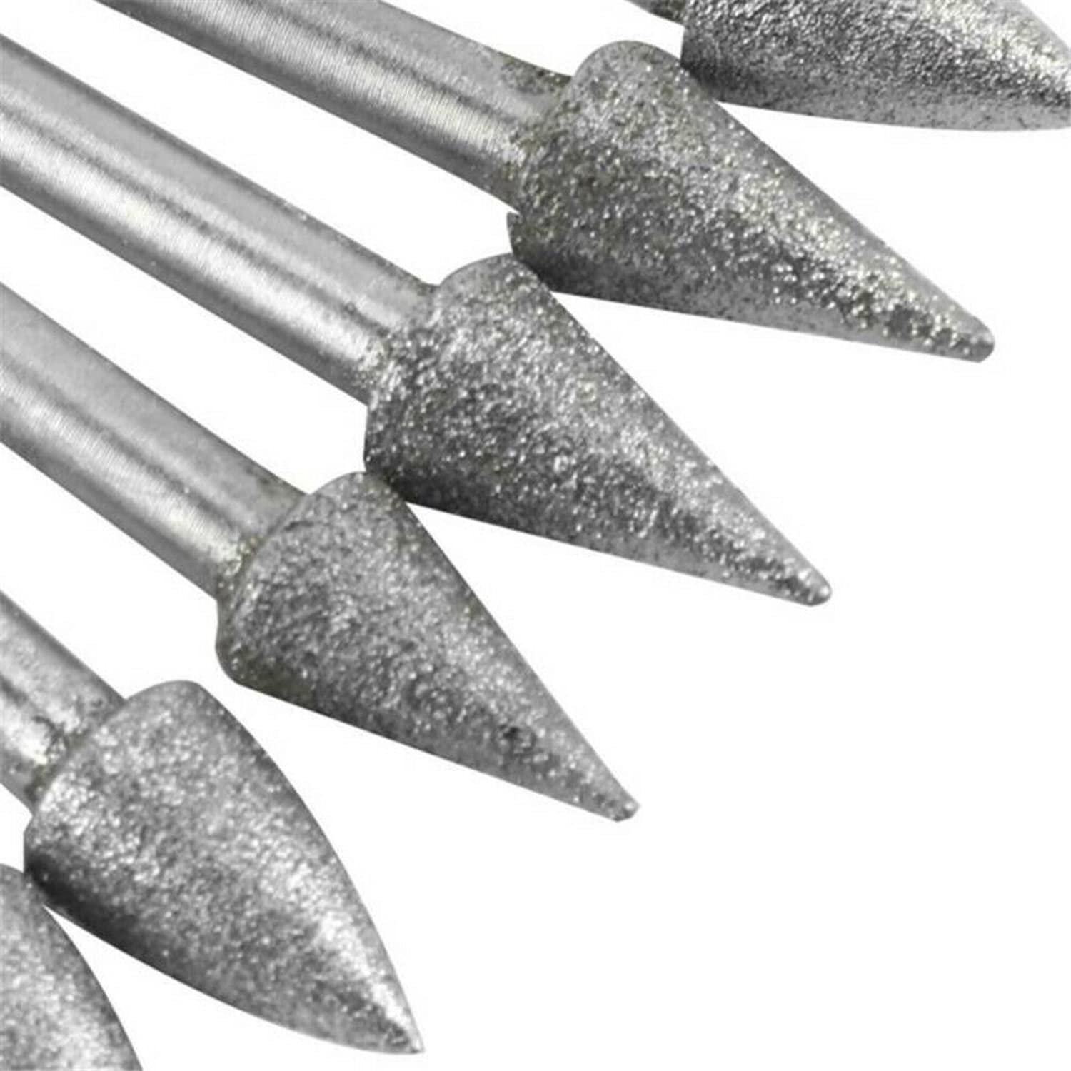 Solid Carbide Burrs for Rotary Tool 3Mm Drill Die Grinder Carving Bit [20PCS]