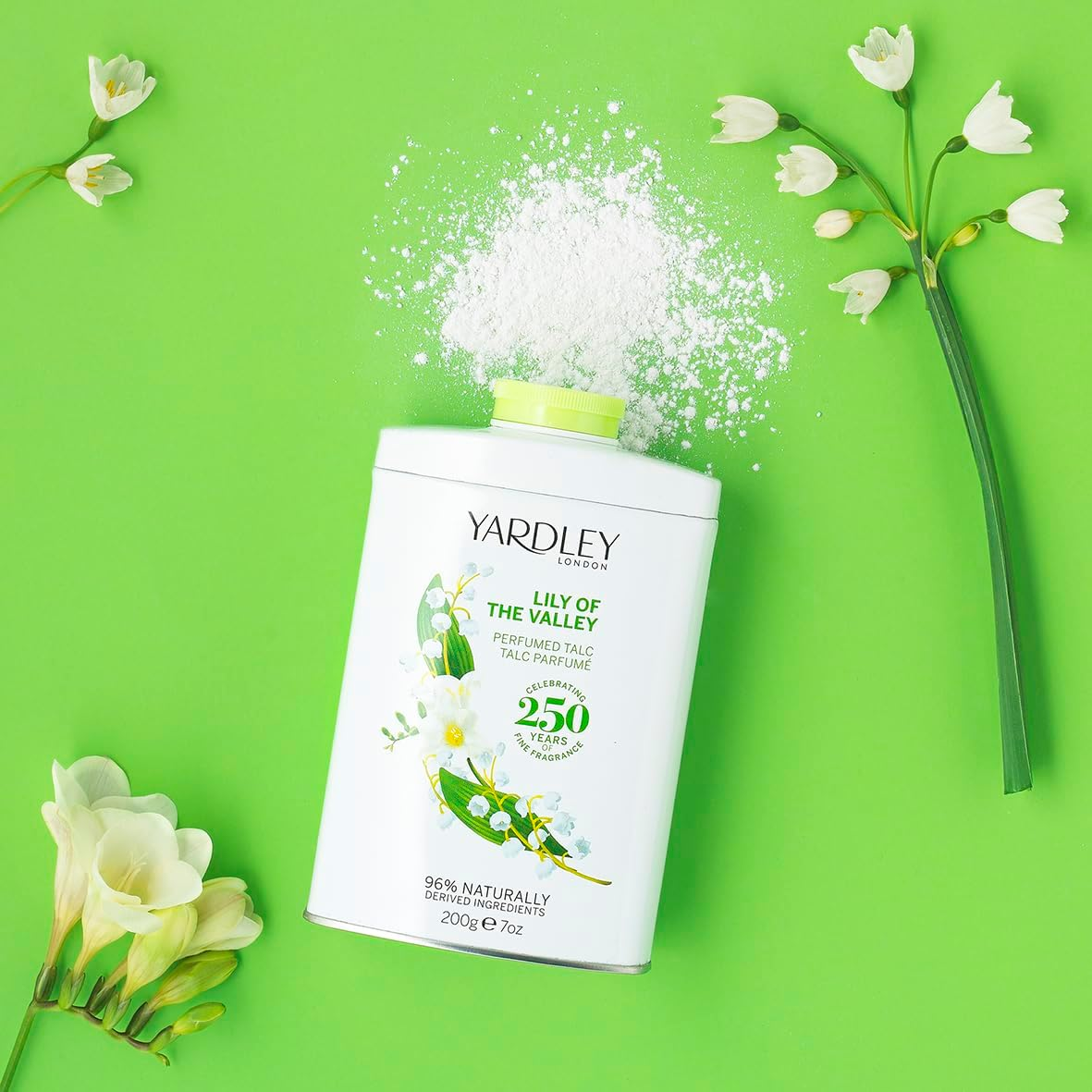 Yardley London Lily of the Valley Perfumed Talc 200G