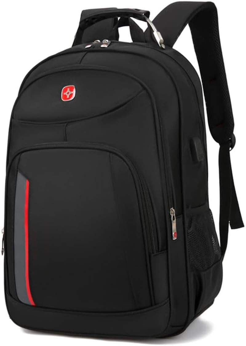 Backpack for Women Men Casual Travel Laptop Backpack Aesthetic Lightweight College Bookbags (Black) image number 5