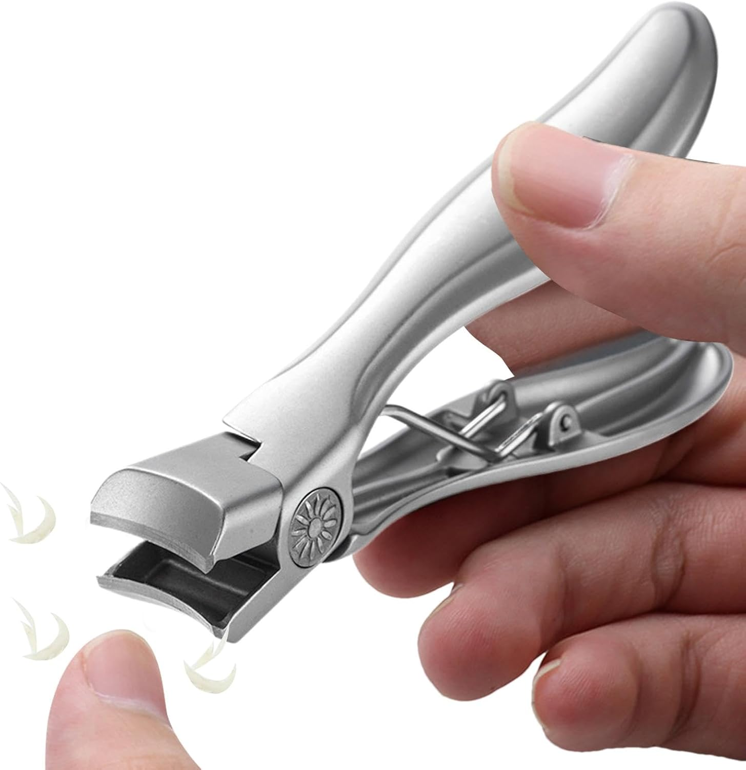 Nail Clippers for Men | Heavy Duty Nail Clippers Wide Jaw Opening Toenail Clippers,Fingernail Clippers No Splash Large Nail for Thick Nails