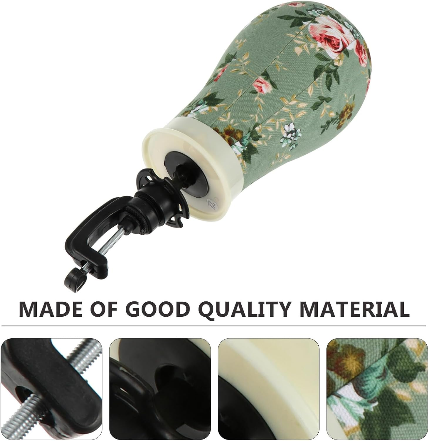 CIMAXIC Canvas Mannequin Head with Stand for Wig Display and Styling Lightweight Art Practice Dummy for Hair Experts Salon and Home Use Includes Pins and Support Bracket for Wig Making And image number 3