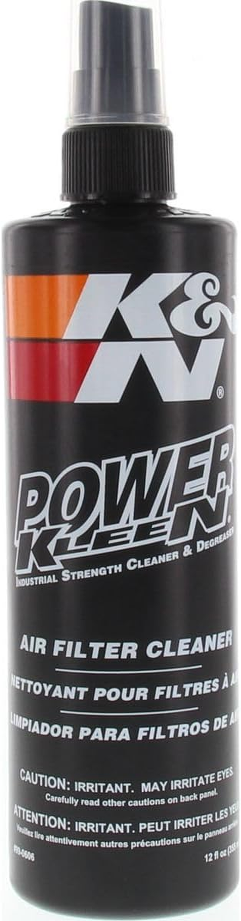 K&N 99-0606 Pump Spray Air Filter Cleaner, 12 Oz