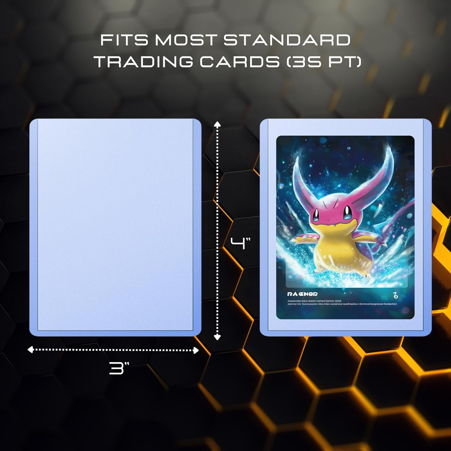 Premium 35Pt Toploaders for Trading Cards &ndash; Ultra Clear, Rigid Protection for Sports Cards, Baseball, MTG, Yu-Gi-Oh!, and More &ndash; Dustproof &ndash; 50 Pack image number 1