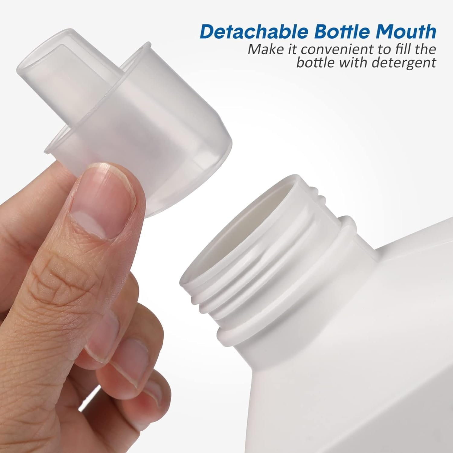 Plastic Jugs Empty Container Dispenser, Liquid Detergent Container, for Room Decor (1000ML+500ML) image number 3