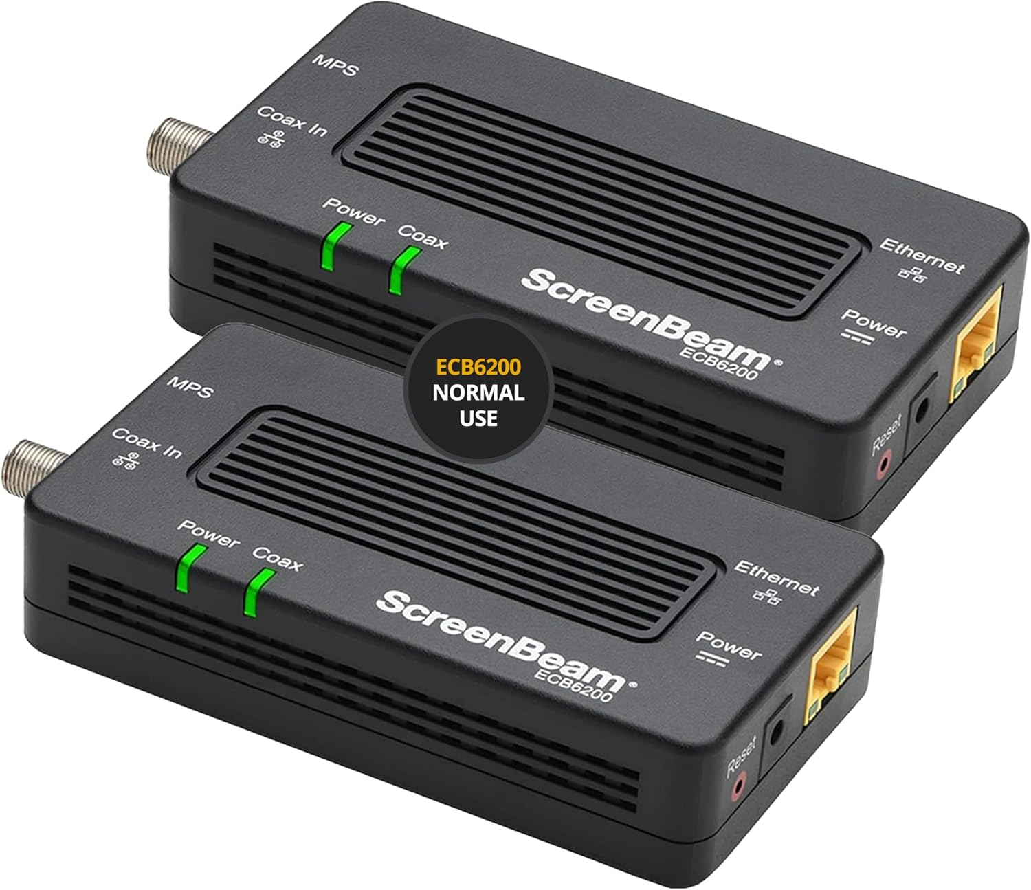 Actiontec Bonded Moca 2.0 Ethernet to Coax Adapter, 2 Pack (ECB6200K02) image number 4