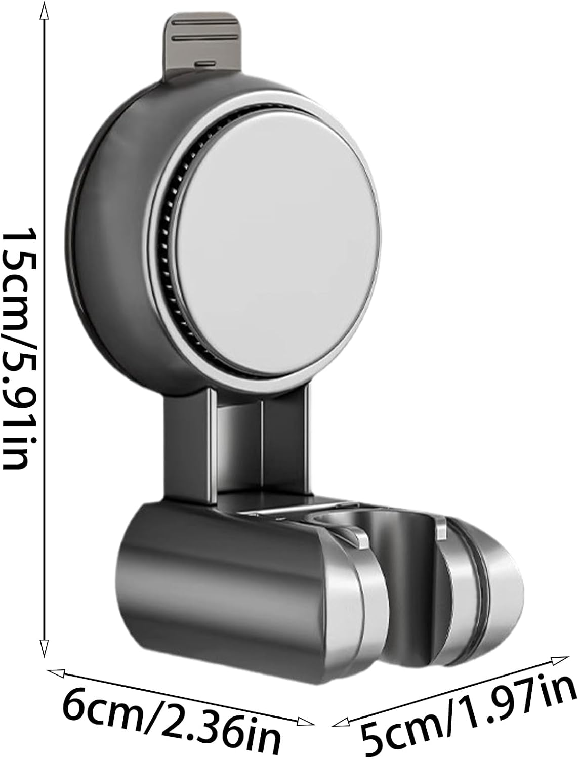 Shower Hose Holder - Shower Head Wall Mount,360-Degree Rotation Adapter Attachment Mounting Fixing for RV Bathtub Apartment Home Outdoor Room image number 5