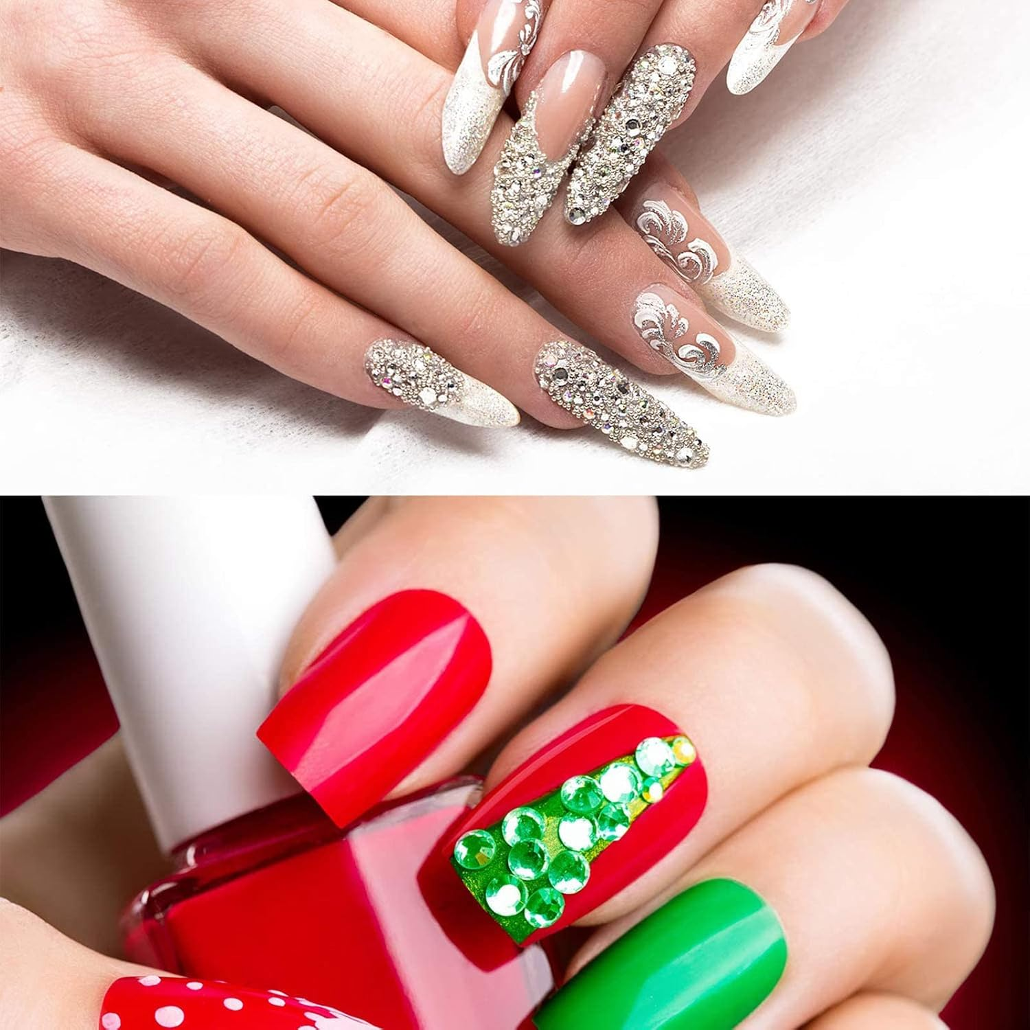 O Brilho Das Unhas Coloca as J&oacute;ias Do Chapas Planas Drinstons Decors Com Coleta E Arte De L&aacute;pis De Unha