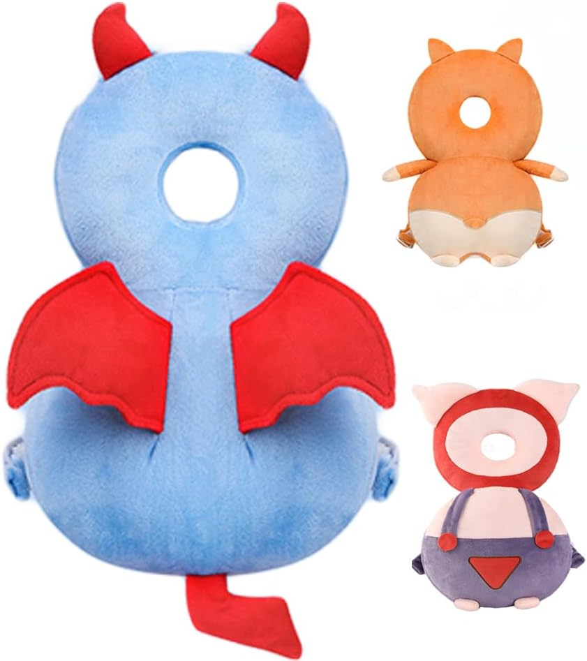 Jooneng Toddler Baby Head Protection Cushion Backpack Wear,Tiger image number 1