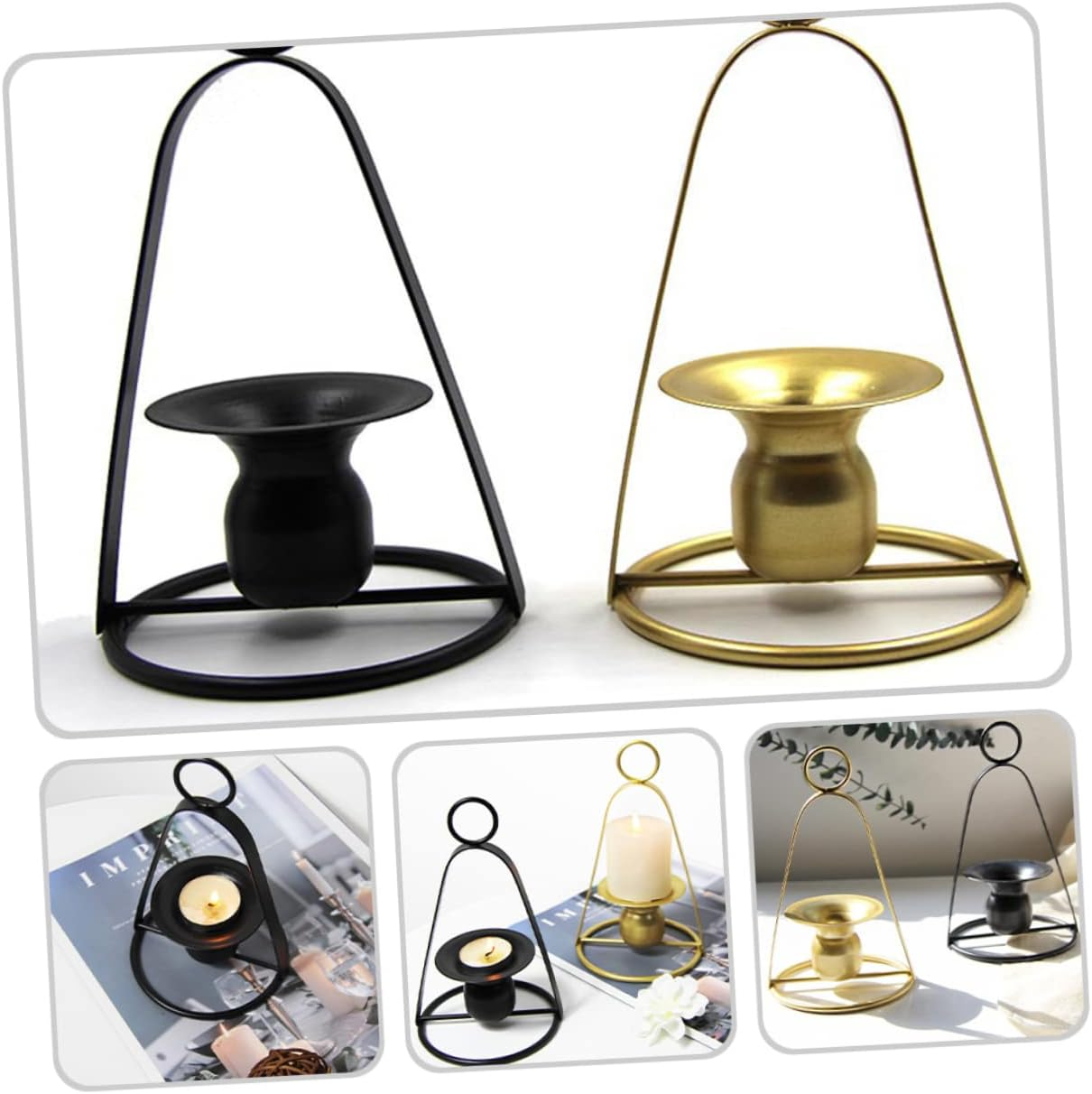 CORHAD Decorative Candleholder Modern Style Candle Base for Weddings Anniversaries and Romantic Dinners Elegant Candlestick Accessory for Home Decor and Special Events