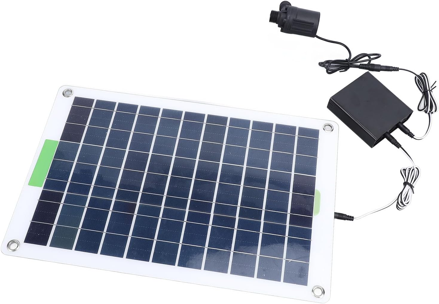 Gernie DIY Solar Kit for Water Feature Outdoor, 100W Solar Powered Water Fountain Pump, 800L/H 16.4Ft Lift, Modern Style image number 5