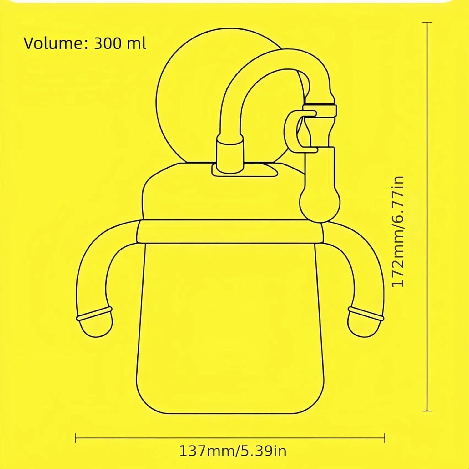 Drinking Cup with Whale Squirt, Weighted Sippy Cups with Adjustable Straps, 300Ml Whale Water Cups with Silicone Soft Tip, Portable Leak Proof Straw Sippy Cup for Kids(Green, Plastics) - Green, Stainless Steel image number 5