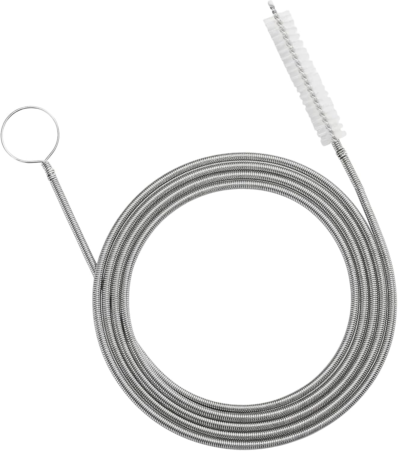 Drain Cleaning Brush | 59Inch Drain Pipe Brush | Sunroof Scrubber Automotive Care Accessories for Window Vehicle Sink Vent Outdoor Kitchen Laundry Home RV Bathroom Camping image number 1