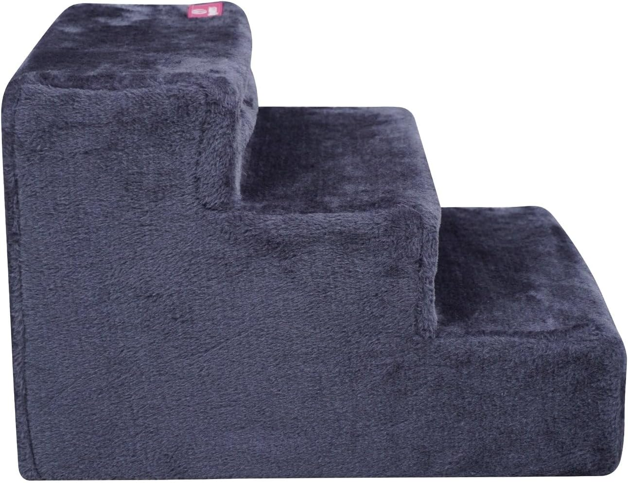 YES4PETS 3 Steps Plush Pet Dog Cat Puppy Stairs Washable Cover Ramp Ladder image number 1