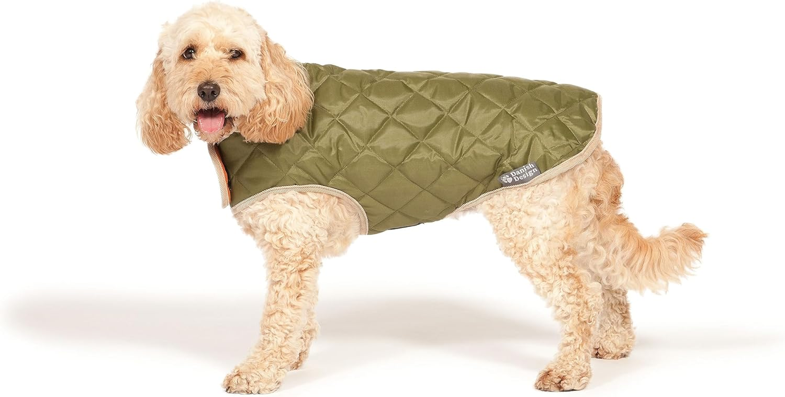 Danish Design Forest Green Quilted Dog Coat 25Cm (10")