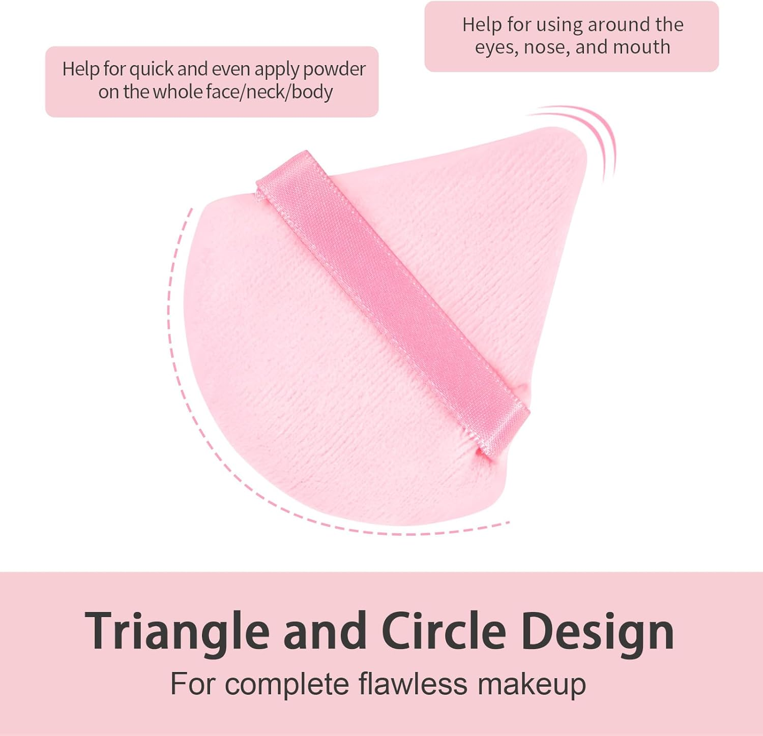 MAANGE Makeup Brush Set 42 Pcs Makeup Tool Set Premium Synthetic Foundation Powder Concealers Eye Shadows Blush Makeup Brushes (Pink, 42 Piece Set) image number 5