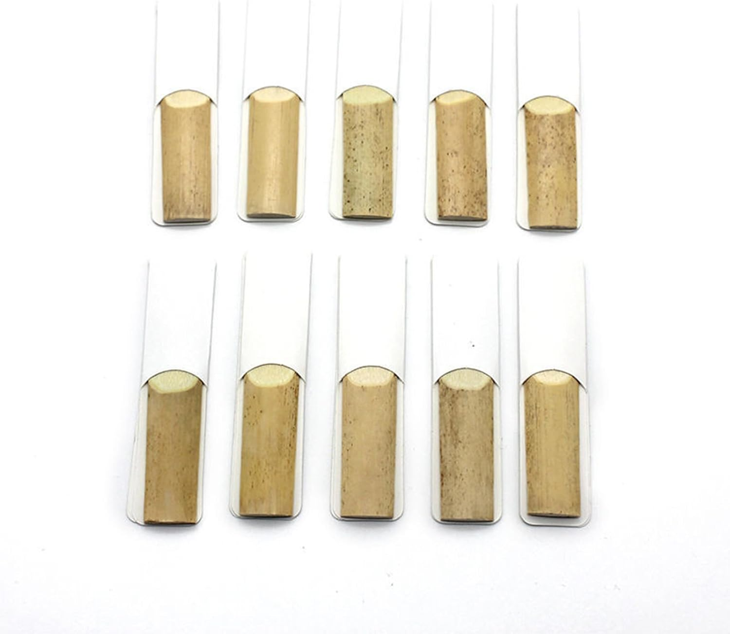 10Pcs Saxophone Reeds Strength 2.5 for Tenor Saxophone Reeds Professional Beginner Sax Accessories Tenor Saxophone Reed image number 2