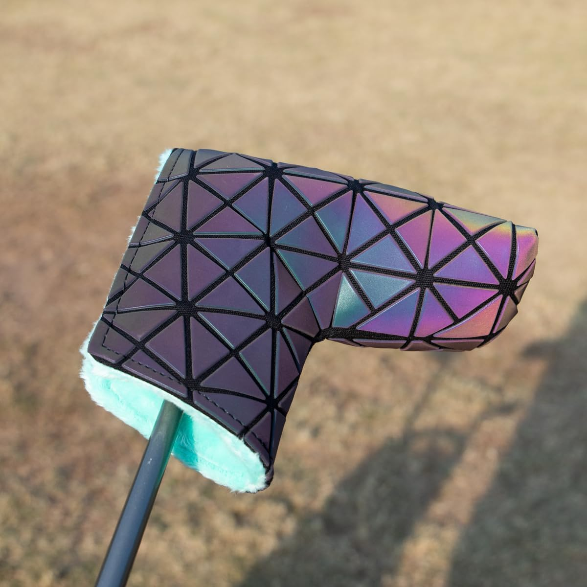 BAIRBRE Golf Putter Covers,Blade Putter Cover Mallet Putter Haedcovers Leather Golf Club Covers Putter Headcover with Magnetic for Scotty Cameron Taylormade Titleist Odyssey image number 5