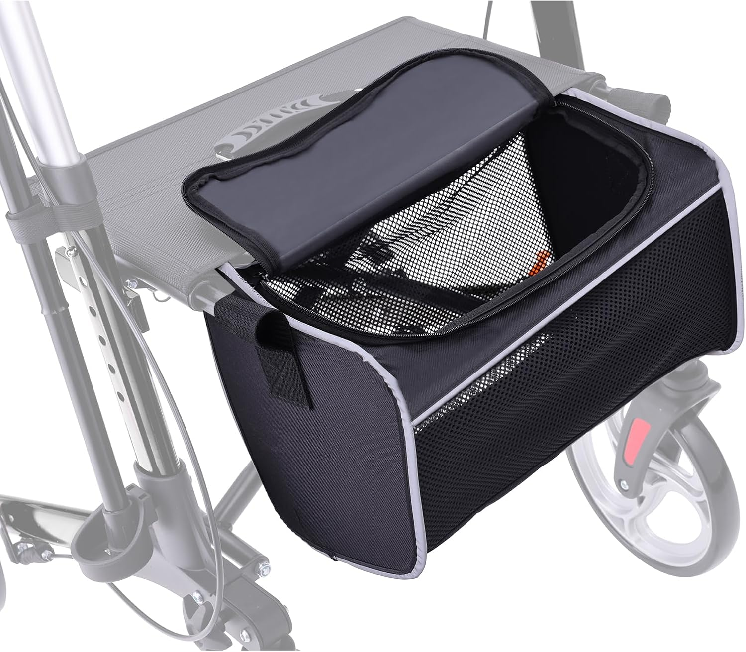 Altus 10-Inch Wheel Euro Walker Rollator Front Bag image number 1